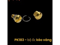 Bộ ốc kéo Cong vàng (kéo cắt mặt) Grooming