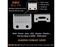 Bộ lưỡi đơn Jukomi Cobalt khung lược (lưỡi sọc) 2025 cao cấp (đã mài xẻ)(WAHL, Madeshow, Kemei, Jame, Abydos, ChaoBa, ZSZ...) 